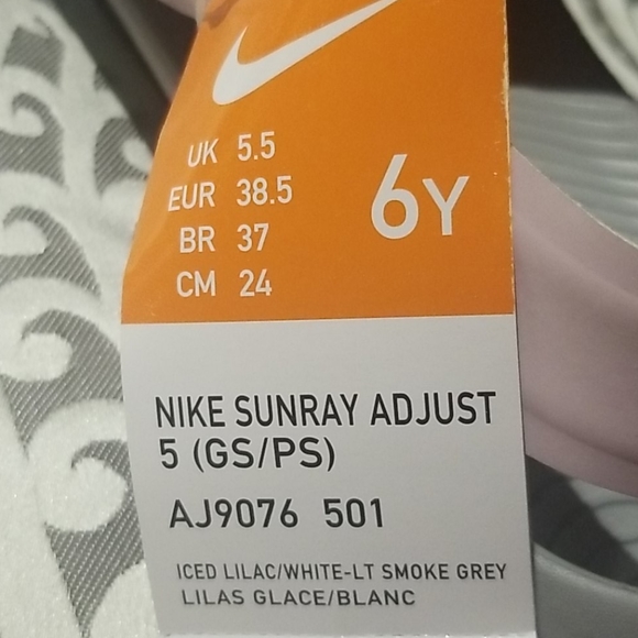 Nike Girls final drop Sunray Adjust Sandals - Picture 7 of 7